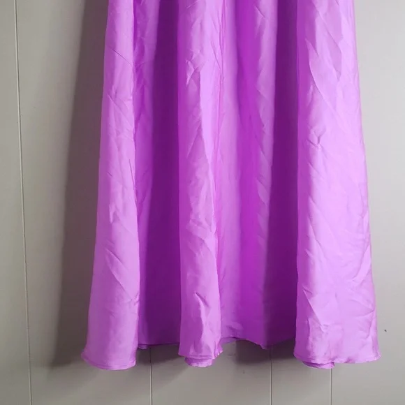 Women's Maxi A Line Slip Skirt A New Day Violet XS - Picture 3 of 7